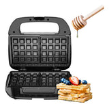 Waflera Electrica Black+Decker Cocina Para 2 Wafles Cuadrados