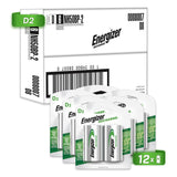 Pila Energizer D Recargable Blister 12 Unidades