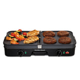 PARRILLA PLANCHA HAMILTON BEACH 38546 3 EN 1 REJILLAS ANTIADHERENTE