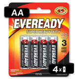 Pila Eveready Carbon Zinc Aa Blister 4 Unidades