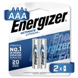Pila Energizer Litio Aaa Blister 2 Unidades 1.5v