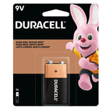 PILA DURACELL ALCALINA 9V CON 12 UNIDADES