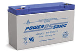 BATERIA POWER SONIC PLOMO ACIDO PS-6100 F2 6V 12AH AGM