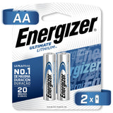 Pila Energizer Litio Aa Blister 2 Unidades 1.5v