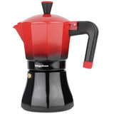 CAFETERA ITALIANA MAGEFESA 9 TAZAS ALUMINIO Y ACERO INOX