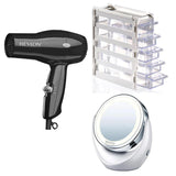 COMBO SECADORA + MINI ORGANIZADOR + ESPEJO CON LUZ