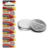 PILA PANASONIC CR2025 TIRA CON 100 UNIDADES 3V