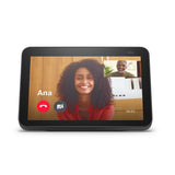 BOCINA ALEXA ECHO SHOW 8 PANTALLA INTELIGENTE 8 PUL NEGRO