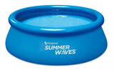 Alberca Inflable Armado Facil Summer Waves 2074lts Color Celeste