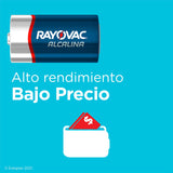 PILA RAYOVAC ALCALINA C CON 2 UNIDADES 1.5V 814-2LA.01