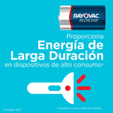 PILA RAYOVAC ALCALINA C CON 2 UNIDADES 1.5V 814-2LA.01