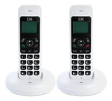 Teléfono Inalámbrico LM LM17022 Pantalla LCD Blanco