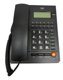 Teléfono Alámbrico LM LM-1801 Entrada Auriculares Pantalla LCD