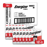 Pila Energizer Max 9V Alcalina Blister 12 Unidades