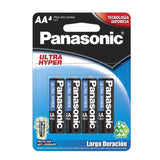 Pila Panasonic Carbon Zinc Azul Aa Con 4 Unidades 1.5v