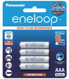 PILA PANASONIC RECARGABLE ENELOOP AAA CON 4 UNIDADES 800 MAH