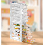 MINI ORGANIZADOR ITALHOME 8105BL 5 CAJONES 3 DIVISORES CAJON